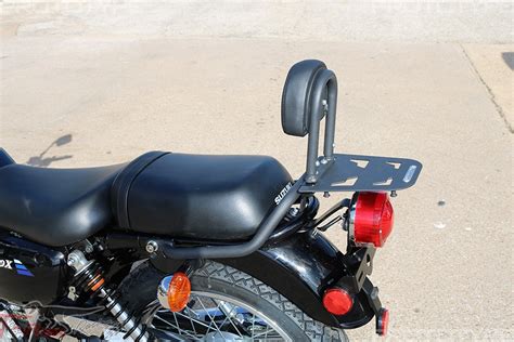 T-Rex Racing 2009 - 2019 Suzuki TU250X Passenger Back Rest & Grab Bar Luggage Rack