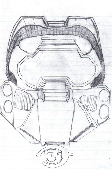 master chief helmet ''halo 3'' by xXVENOXISXx on DeviantArt