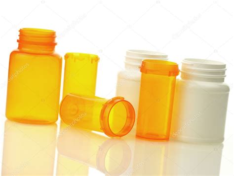 Empty pill bottles Stock Photo by ©svetas 6786818