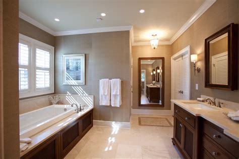 British Colonial Master Suite - Traditional - Bathroom - charlotte - by Loftus Design, LLC