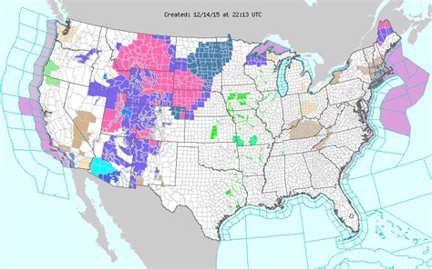 NOAA: Winter storm warnings-watches issued for 15 U.S. states -- Earth ...