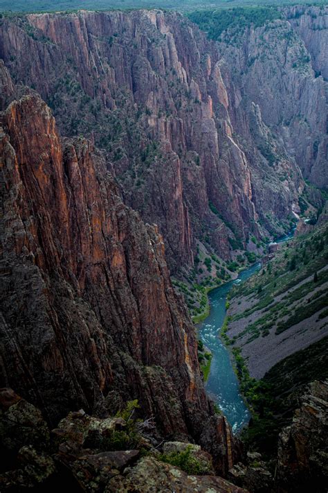 Black Canyon of the Gunnison - one of the steepest canyons [OC] [2592 x 3888] • /r/EarthPorn ...