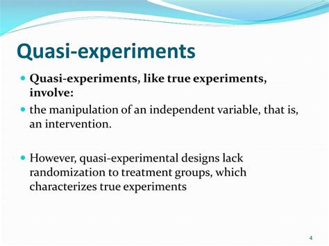 PPT - QUASI-EXPERIMENTS PowerPoint Presentation, free download - ID:654988