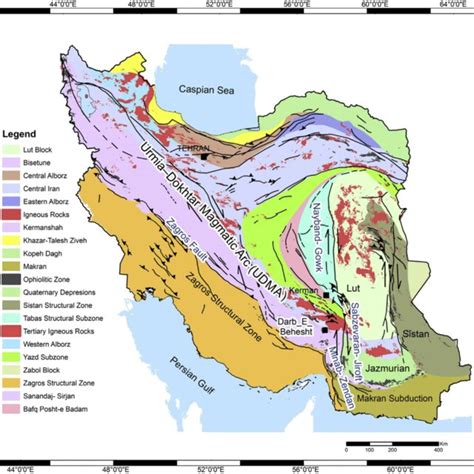 Climate zones of Iran based on original de Martonne classification ...