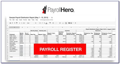 Excel Template For Payroll How To Create Payroll Template In Excel - Vrogue