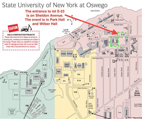 Suny Oswego Campus Map - Carolina Map