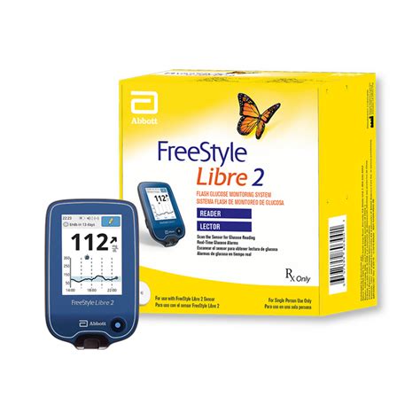 FreeStyle Libre 2 Sensors Reader with 2 Sensor Starter Kit [ 28 day ...