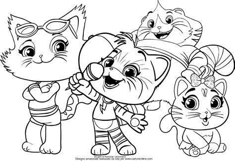 44 cats coloring pages | Coloriage, Dessin couleur, Dessin coloriage