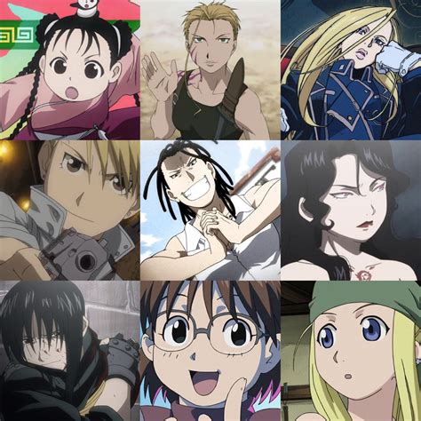 Fullmetal Alchemist Female Characters Names