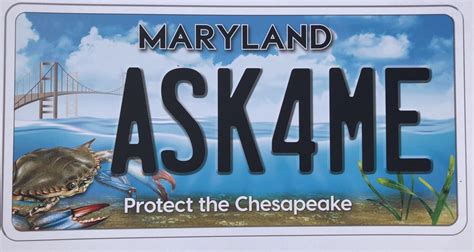 Maryland unveils newest Chesapeake Bay license plate design | Local ...