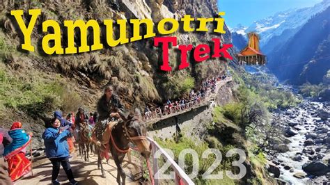 Yamunotri Trek 2023 | Yamunotri dham 2023 | Chardham yatra 2023 - YouTube