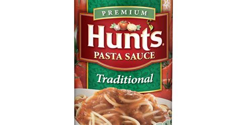 12 Cans of 24oz Hunt's Traditional Pasta Sauce $8.97 or $7.78 With 5 Amazon Subscribe & Save ...