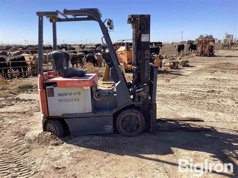 Toyota Electric Forklift BigIron Auctions