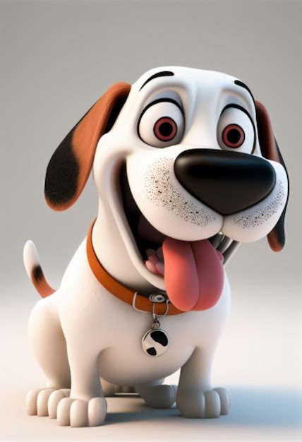 Premium Photo | Perro 3d, cartoon, mascota, animal, divertido