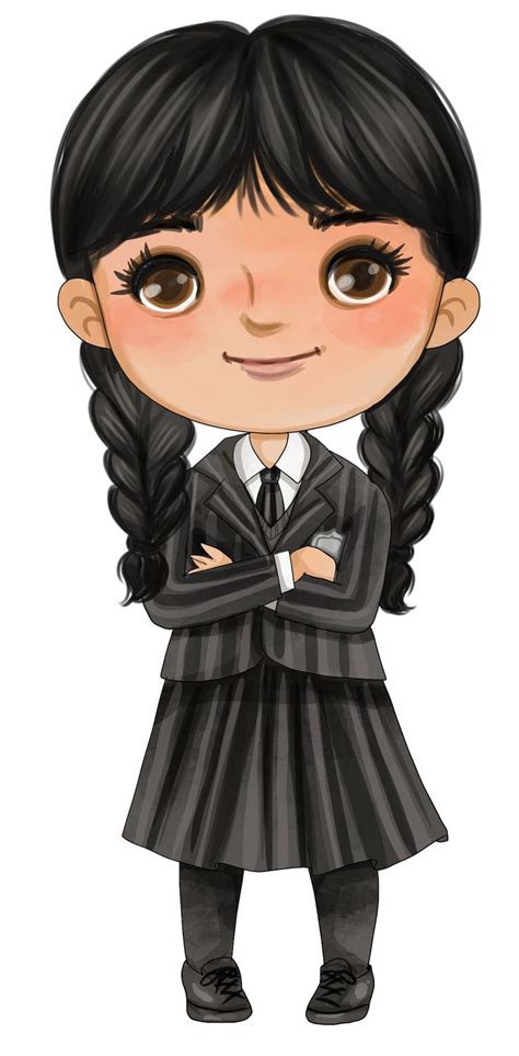 Cliparts from Anna : Wednesday. Уэнсдей. PNG. em 2023 | Vandinha, Wandinha addams, Wandinha