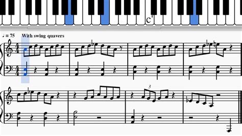 Écuyer style Panier easy blues piano sheet music pdf Un évènement ...