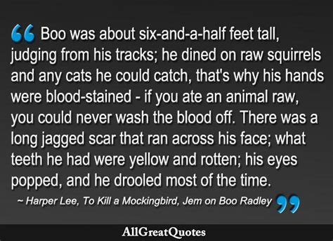 Boo Radley Quotes from To Kill a Mockingbird - AllGreatQuotes