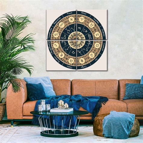 Zodiac Sign Symbols Wall Art | Digital Art in 2022 | Zodiac signs ...