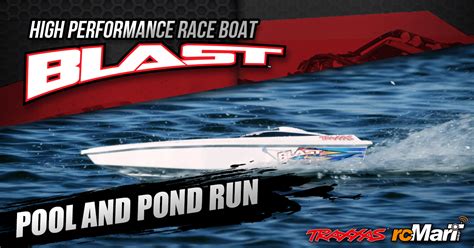 Traxxas | High Performance Race Boat Blast @Pool and Pond Run #38104-1 ...