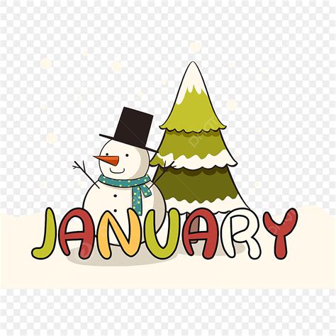 January Snowman Clipart Hd PNG, Snowman January Clip Art, January ...