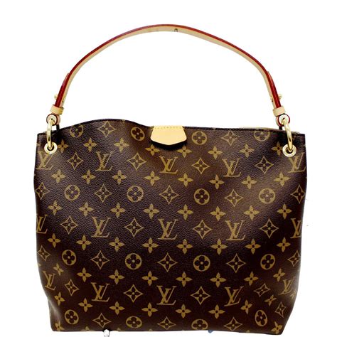 LOUIS VUITTON Graceful PM Monogram Canvas Shoulder Bag Brown