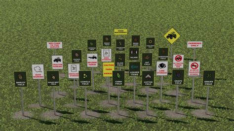 Multiplayer Sign Pack - FS22 Mod | Mod for Farming Simulator 22 | LS Portal