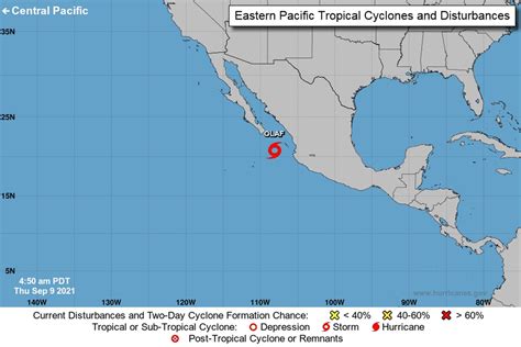 Tropical Storm Olaf heads toward Mexico, bringing hurricane (not ...