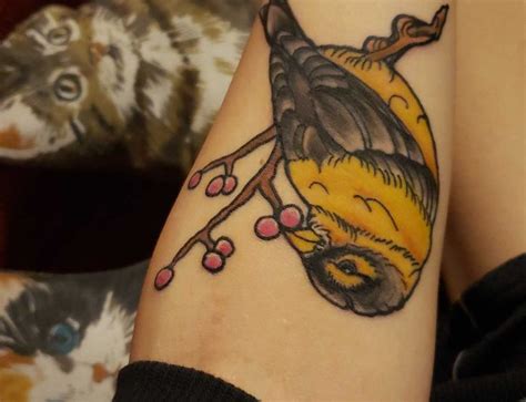 Yellow bird tattoo | Yellow bird tattoo, Birds tattoo, Tattoos