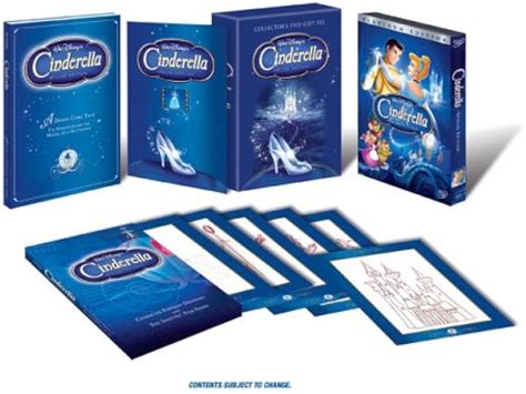 Walt Disney Cinderella Special Edition Collector’s DVD Gift Set ...