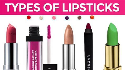 8 Types of Lipsticks for Daily use - Everything You Need to Know About Lipsticks | Lipstick ...