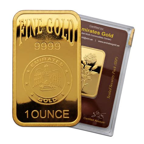 Emirates Gold 1 ounce Gold Bar | Emirates Gold Bullion - Gold Bullion Co