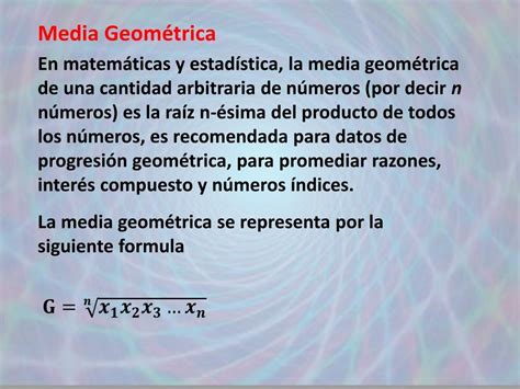 Que Es La Media Geometrica - Image to u