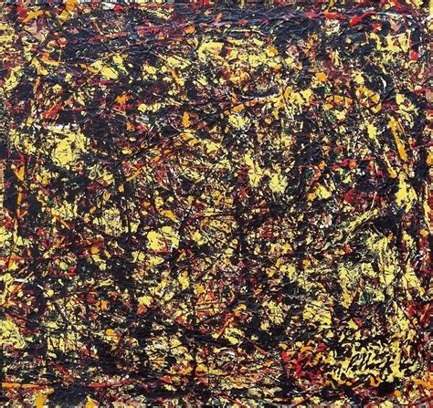 JACKSON POLLOCK ABSTRACT EXPRESSIONIST (1912-1956 )