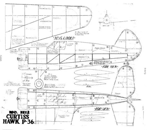 CURTISS P 36 HAWK - AMA - Academy of Model Aeronautics