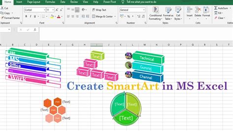 How to Create SmartArt in MS Excel | Make SmartArt in MS Excel | - YouTube