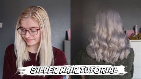 SILVER HAIR TUTORIAL | NO BLEACH | Wella Special Blonde 12/81 +T18 and T050 Toner - YouTube