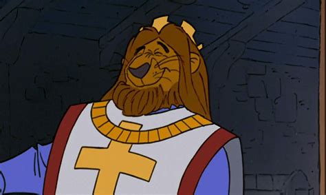 *KING RICHARD the LION HEARTED ~ Robin Hood, 1973 | Robin hood, Cartoon art, Character inspiration