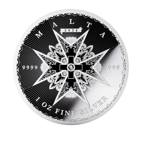 Maltese Cross 2024 | 1oz Silver 9999 | Proof-Like - Pressburg Mint