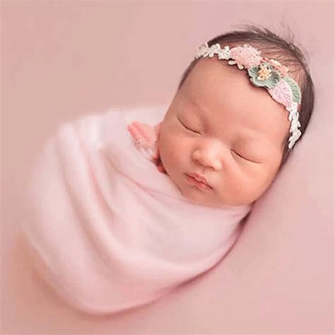 Newborn Stretch Wraps for Photography Props Tiny Baby Photo Shoot Props bebe foto Baby Picture ...