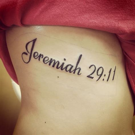 Finally got my tattoo!! Jeremiah 29:11 | Jeremiah 29 11 tattoo, Tattoos ...