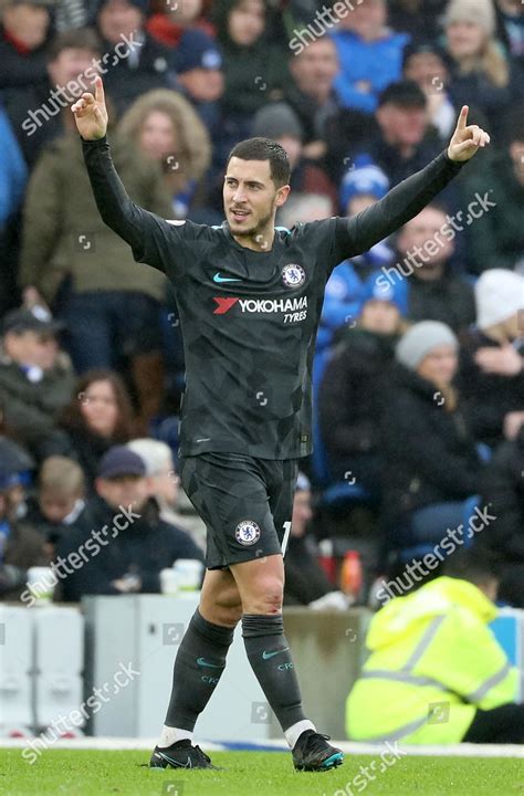 Eden Hazard Chelsea Celebrates Scoring Third Editorial Stock Photo - Stock Image | Shutterstock