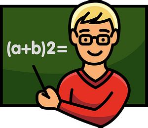 Mathematics teacher clipart. Free download transparent .PNG | Creazilla