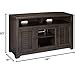 Amazon.com: Kings Brand Furniture TV Stand Storage Console with Glass ...