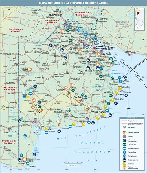 Mapa turístico de la Provincia de Buenos Aires | Gifex