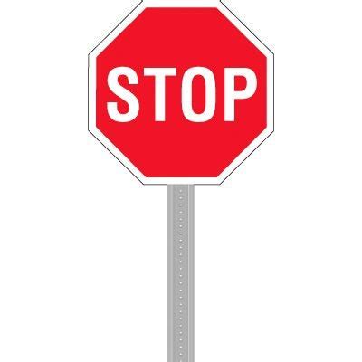 Stop - Parking Lot Sign Kit, Stop Sign Kits | Seton