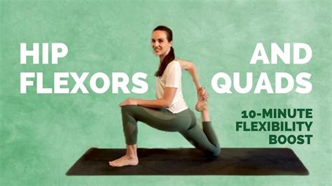 Yoga for HIP FLEXORS and QUADS – 10 Min Stretch and Strengthen PART II ...