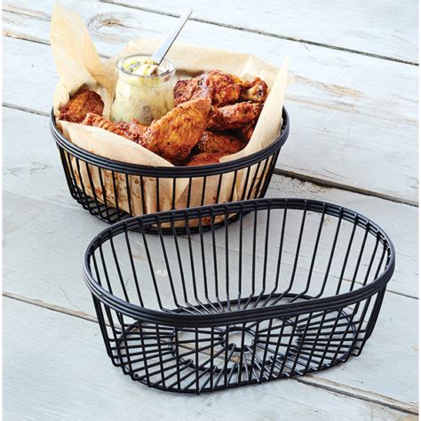 Black Wire Basket - A Plus Restaurant Equipment and Supplies Company