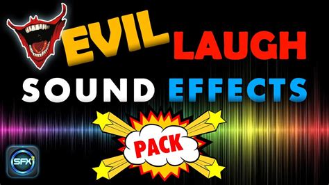 Evil Laugh Sound Effects - YouTube