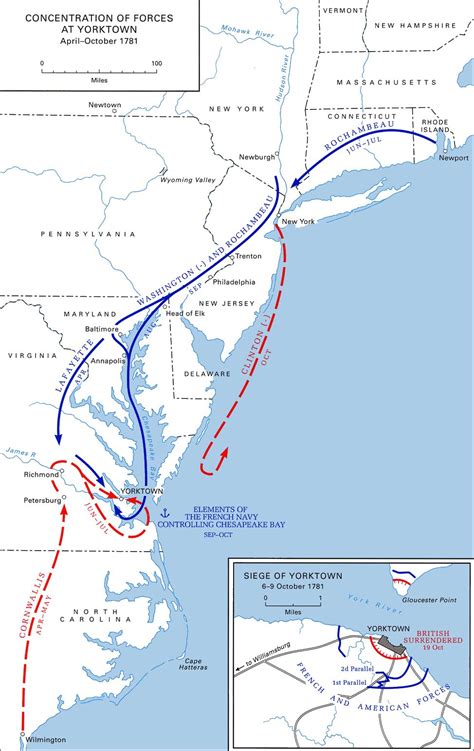 Siege of Yorktown Map | Yorktown, Pennsylvania