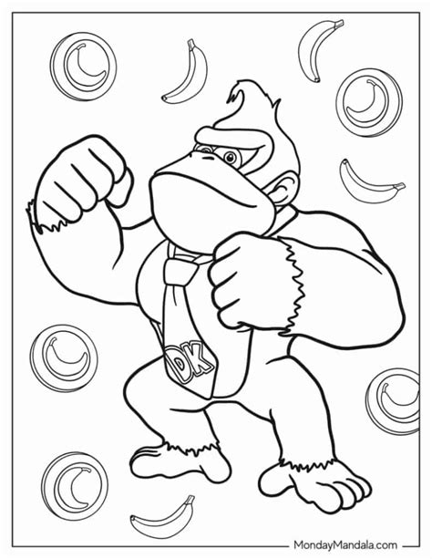 Dk Printable Coloring Pages